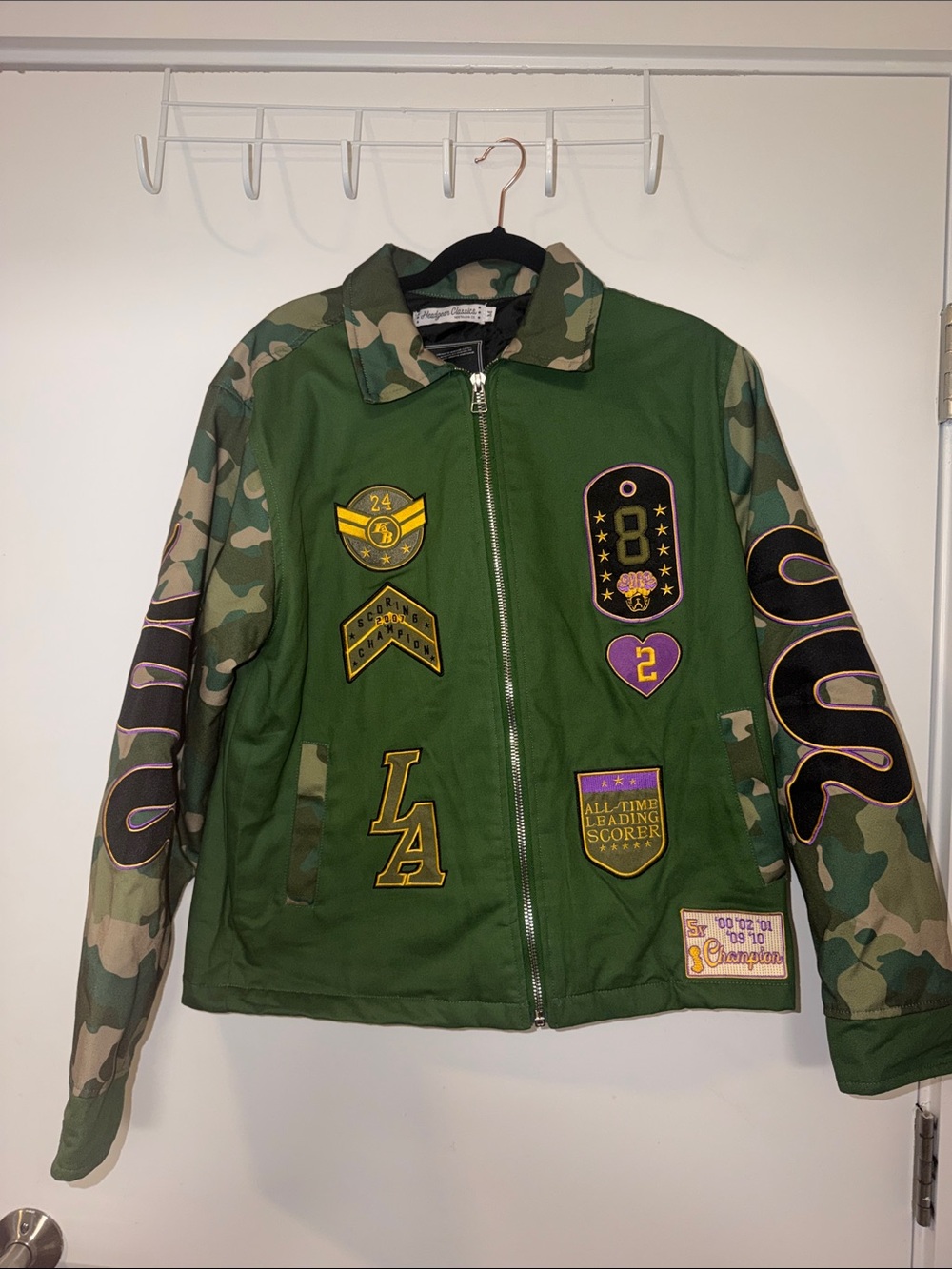 🏀🐍🧥🐍🏀 Kobe Bryant Legend of the Mamba Camouflage Work Jacket